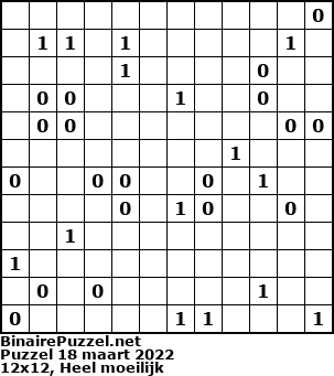 Binaire Puzzel