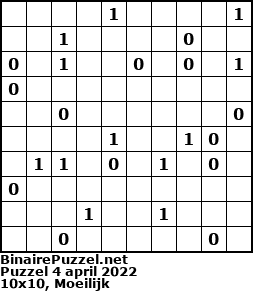 Binaire Puzzel