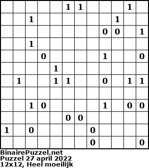Binaire Puzzel