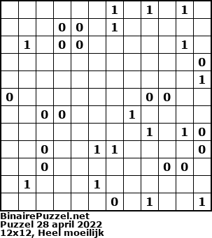 Binaire Puzzel