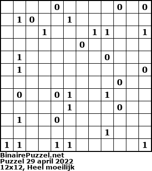 Binaire Puzzel