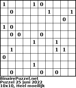 Binaire Puzzel