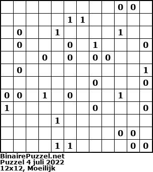 Binaire Puzzel