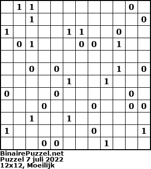 Binaire Puzzel