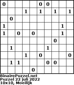 Binaire Puzzel