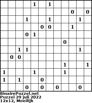 Binaire Puzzel