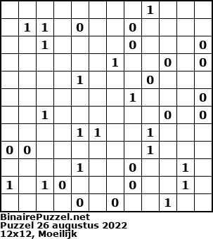 Binaire Puzzel