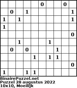 Binaire Puzzel