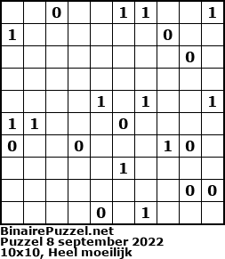 Binaire Puzzel