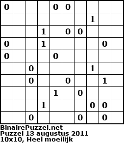 Binaire Puzzel