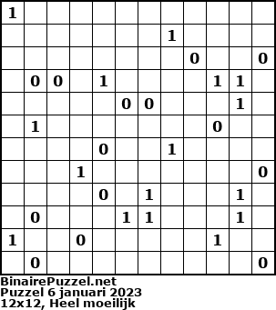 Binaire Puzzel