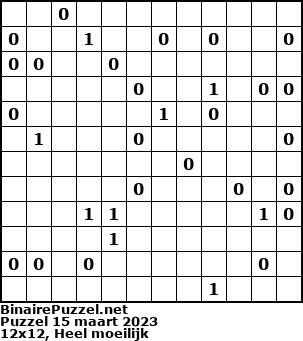 Binaire Puzzel