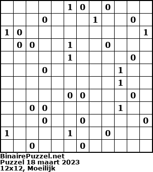 Binaire Puzzel