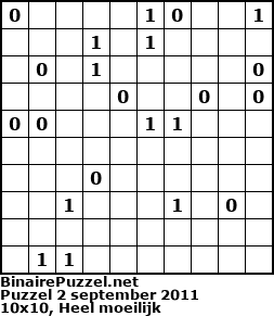 Binaire Puzzel