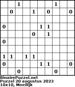 Binaire Puzzel