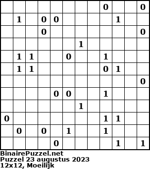 Binaire Puzzel
