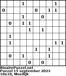 Binaire Puzzel