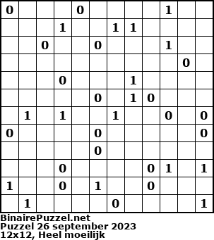 Binaire Puzzel