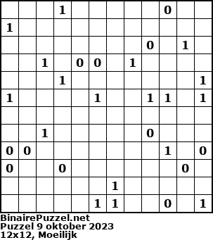 Binaire Puzzel