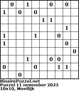 Binaire Puzzel