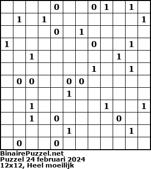 Binaire Puzzel