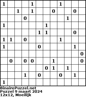 Binaire Puzzel