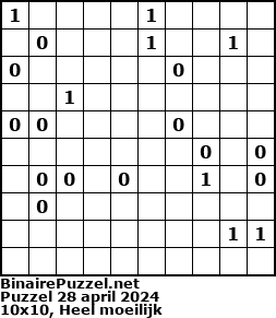 Binaire Puzzel
