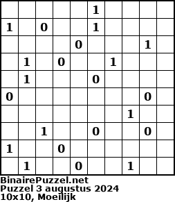 Binaire Puzzel