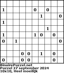 Binaire Puzzel