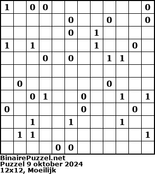 Binaire Puzzel