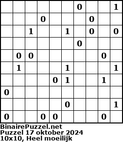 Binaire Puzzel