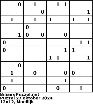 Binaire Puzzel