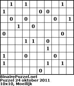 Binaire Puzzel