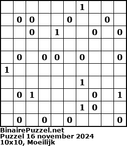 Binaire Puzzel