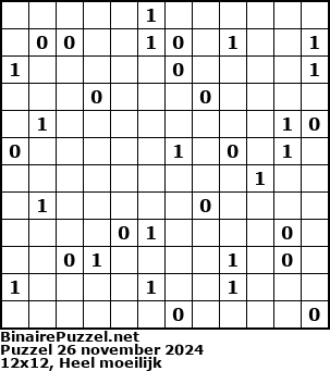 Binaire Puzzel