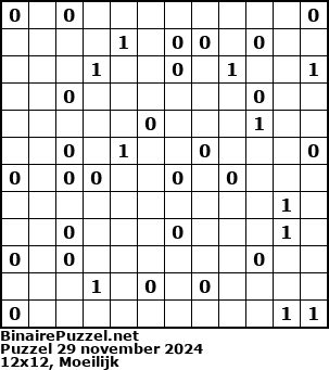 Binaire Puzzel