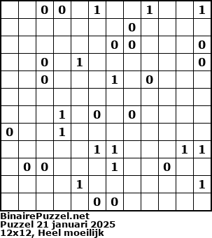 Binaire Puzzel