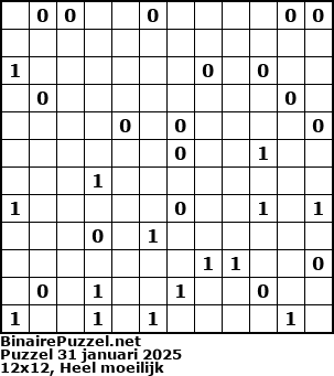 Binaire Puzzel