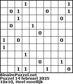 Binaire Puzzel