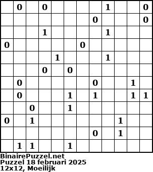 Binaire Puzzel