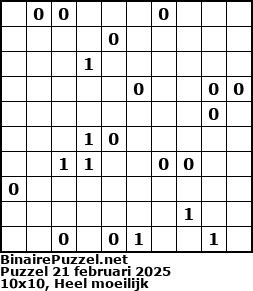 Binaire Puzzel
