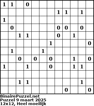 Binaire Puzzel