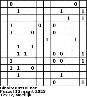 Binaire Puzzel