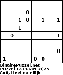 Binaire Puzzel