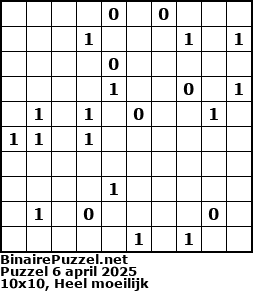 Binaire Puzzel