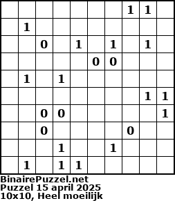 Binaire Puzzel