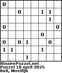 Binaire Puzzel