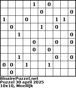 Binaire Puzzel