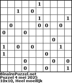 Binaire Puzzel