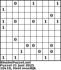 Binaire Puzzel